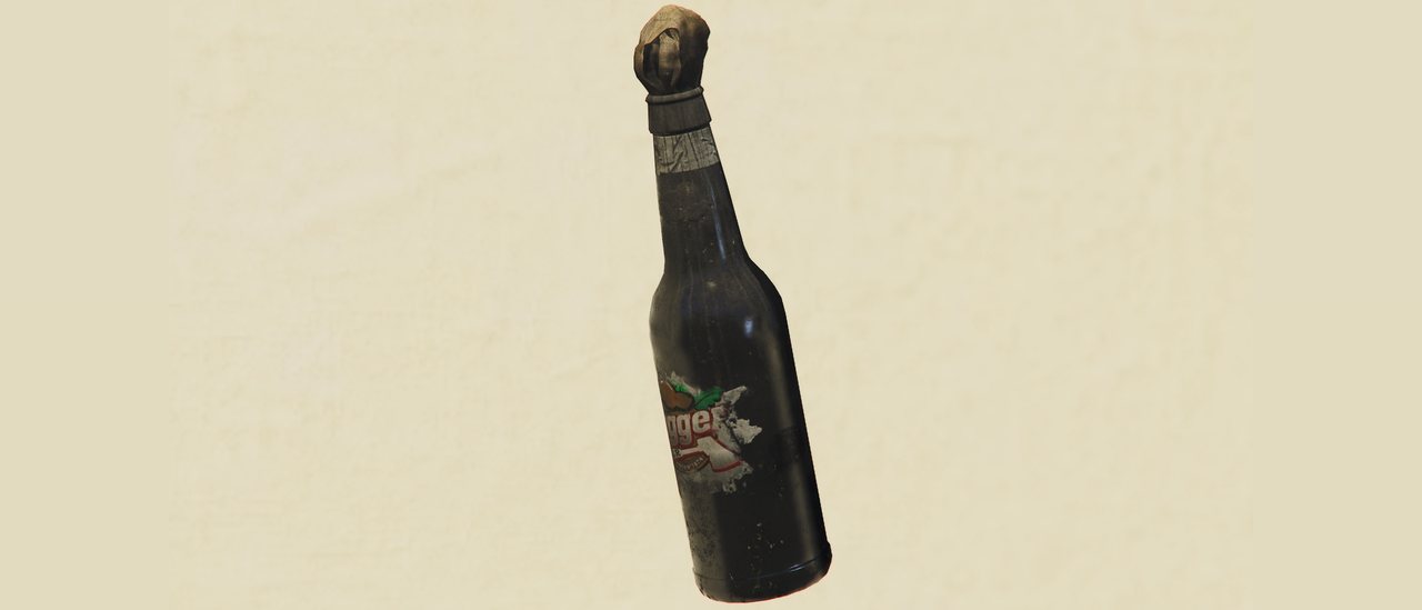 Cocktail Molotov dans le jeu
