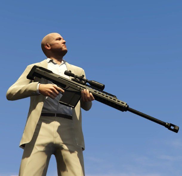 Fusil longue portée dans le jeu