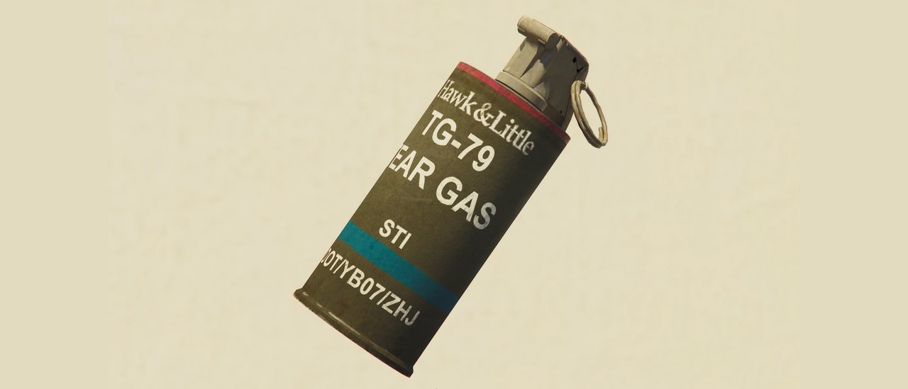 Grenade fumigène dans le jeu