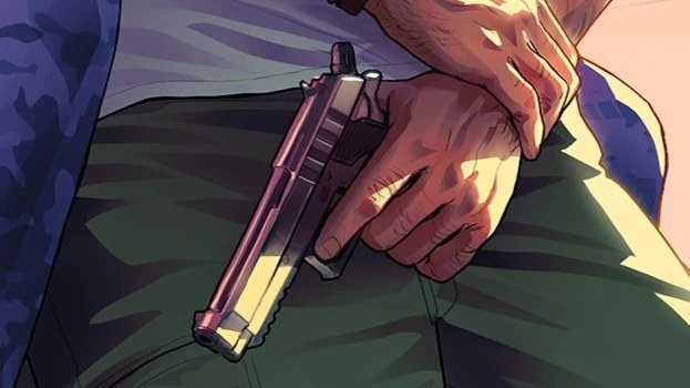 Pistolet standard dans le jeu