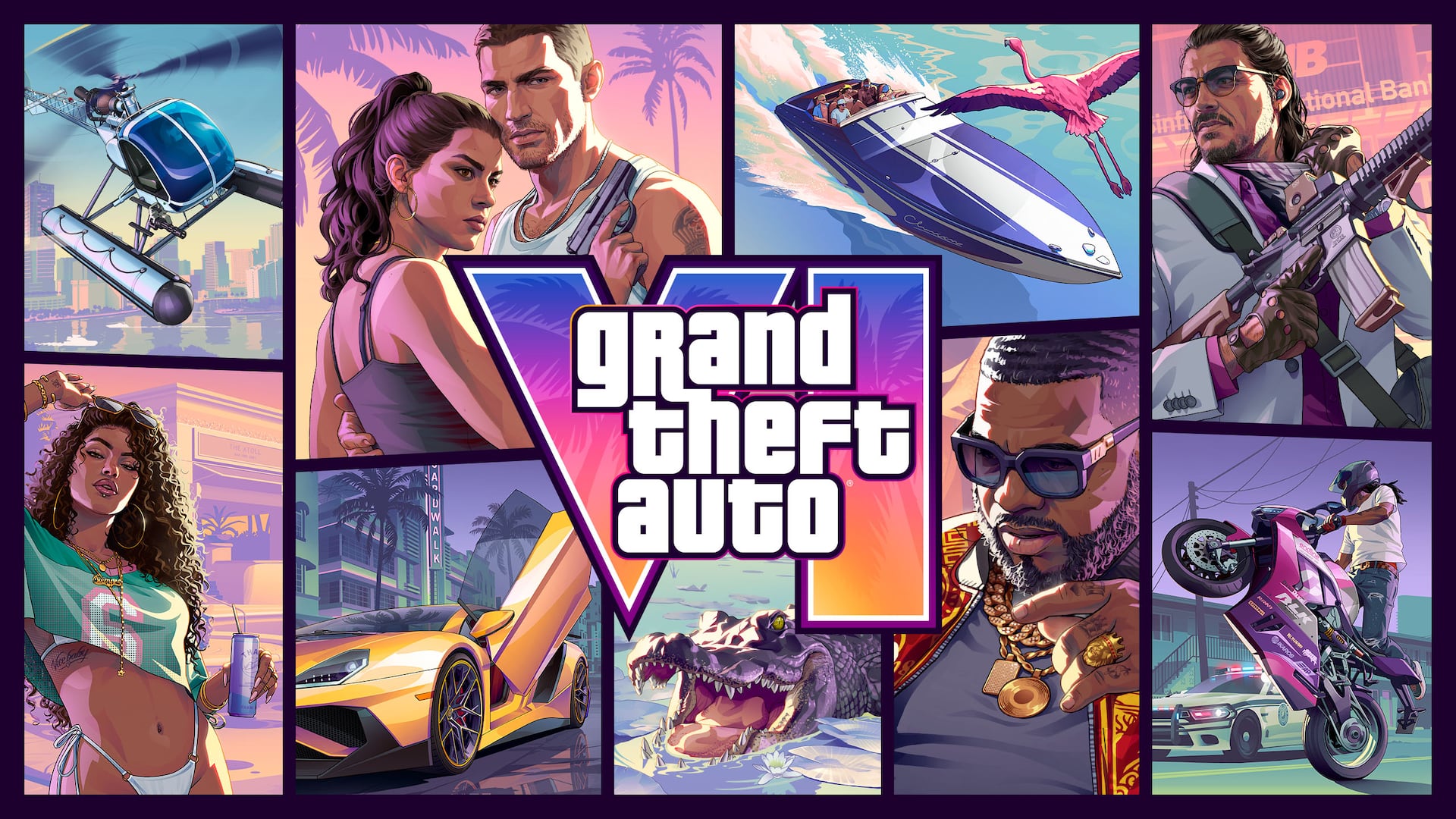 Affiche officielle de Grand Theft Auto VI