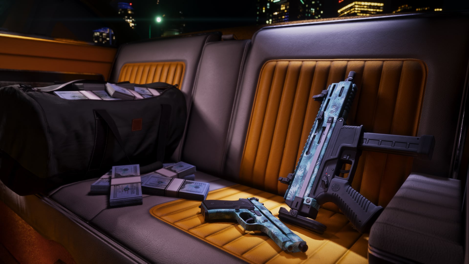 Motif d'arme Vintage Vice City, capture officielle Rockstar Games