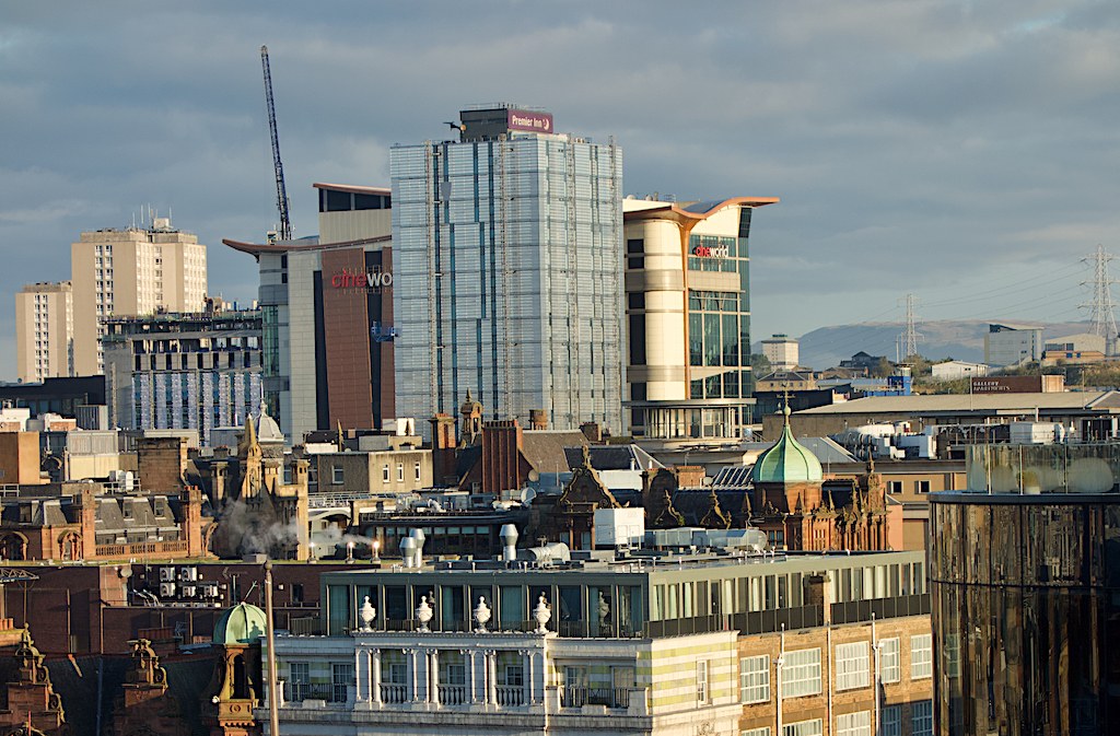 Le centre-ville de Glasgow
