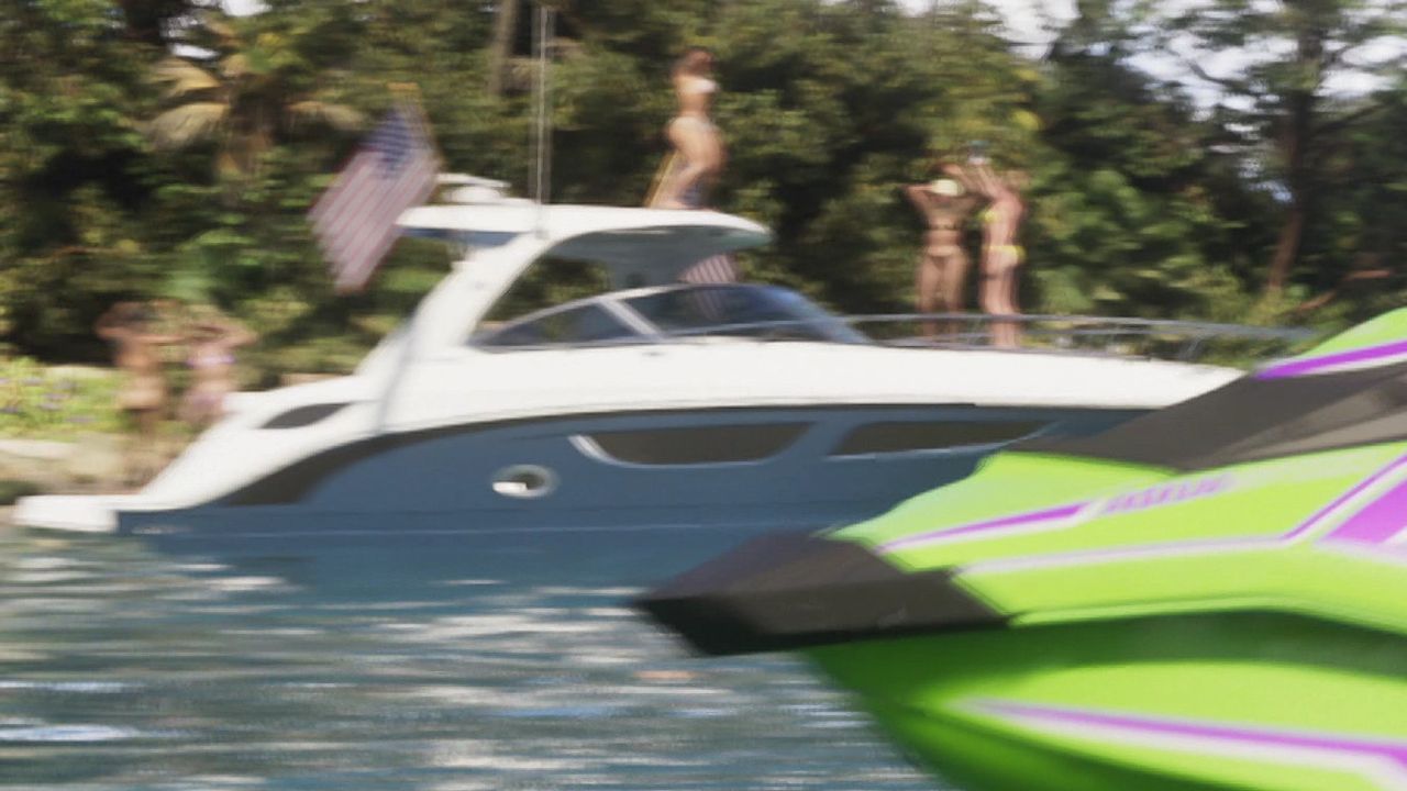 Bateau façon Sea Ray 350 Sundancer dans GTA 6