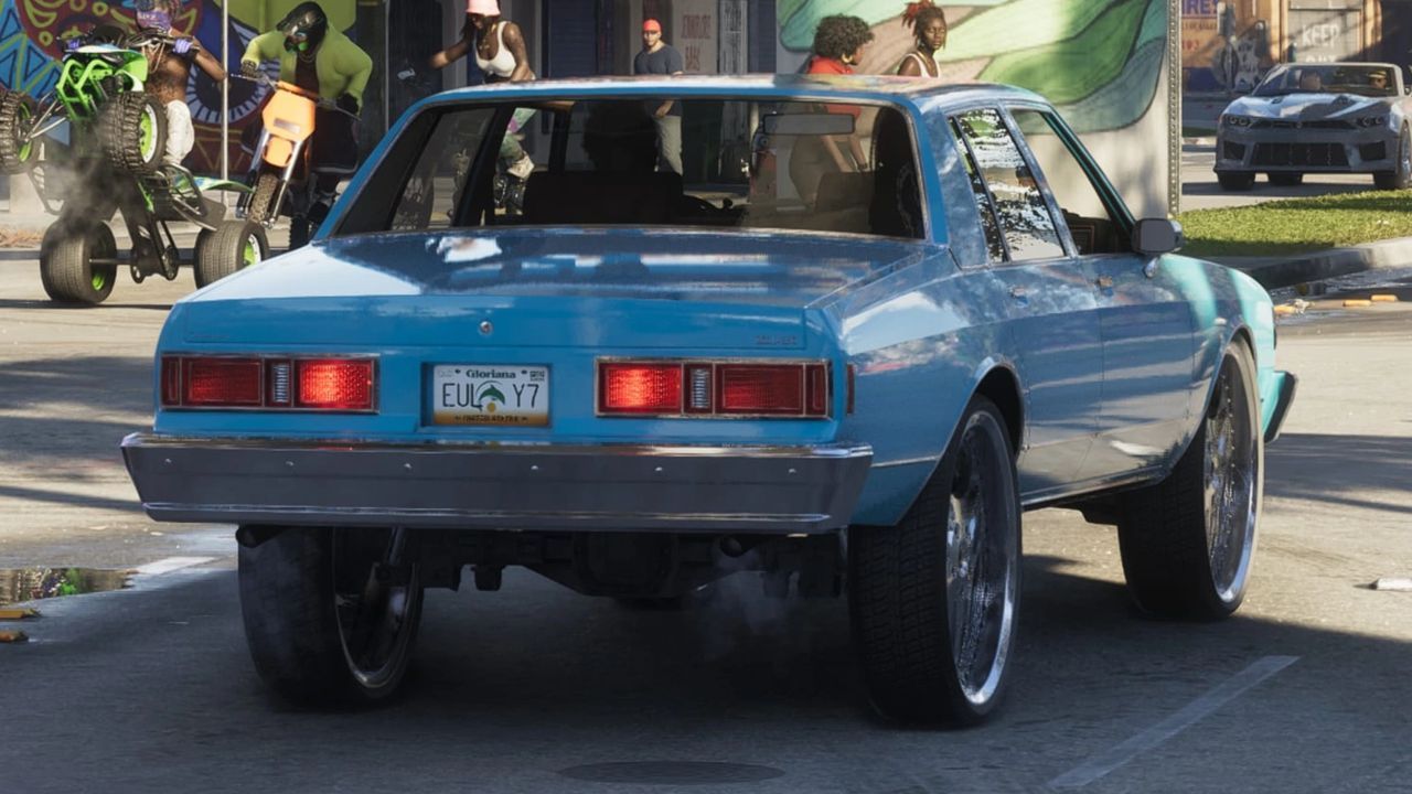 Voiture lowrider « donk » Impaler LX dans GTA 6