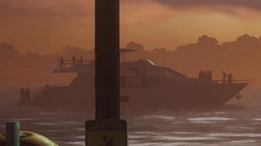 Yacht façon Azimut 85 dans GTA 6
