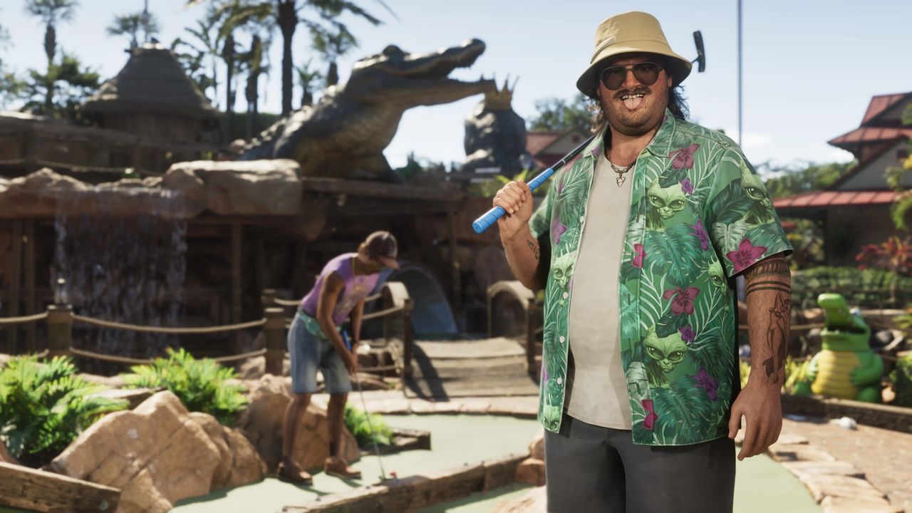 Minigolf à thème alligators dans GTA 6