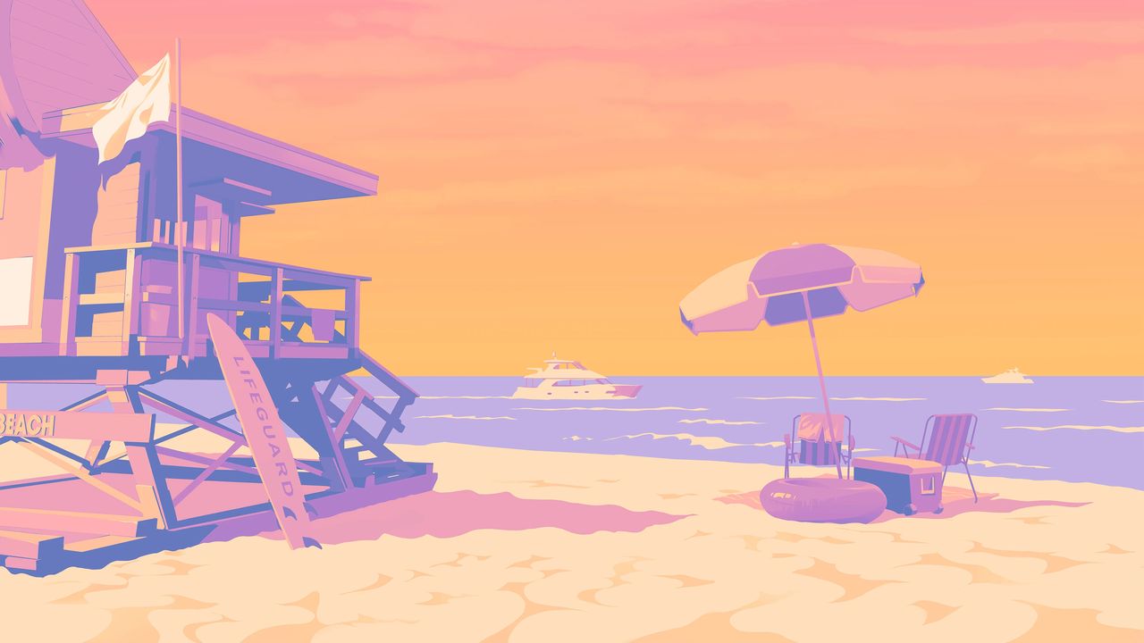 Vice Beach — artwork officiel